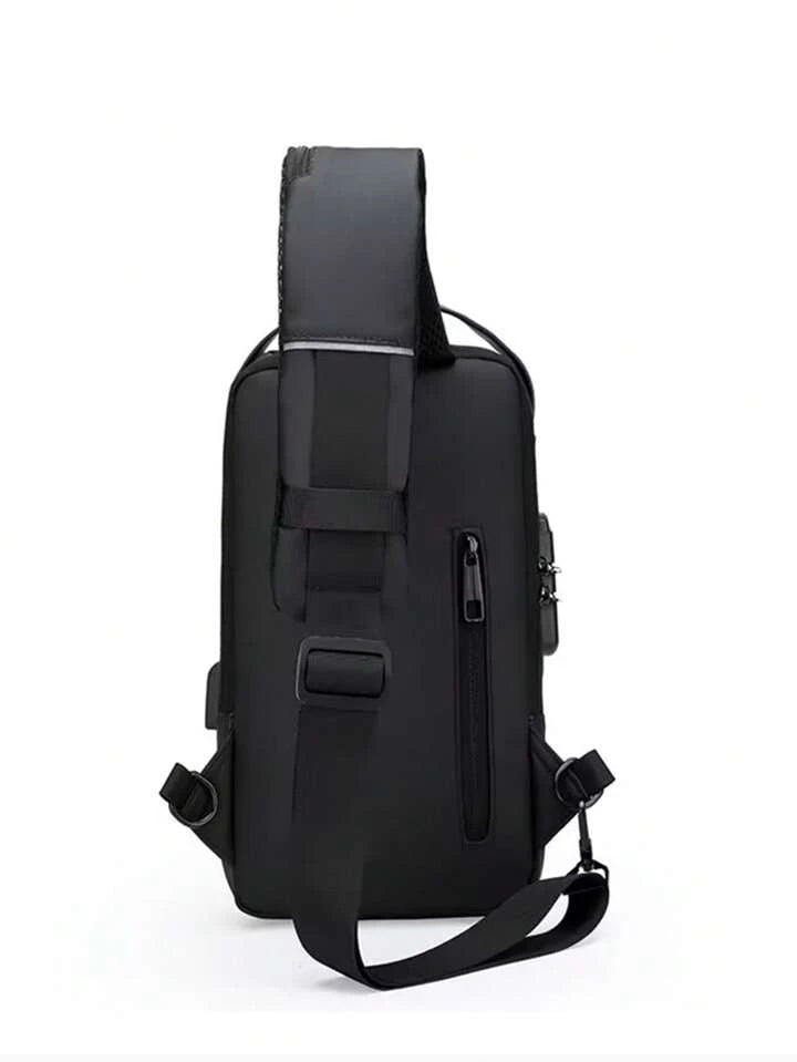 Mochila Sling Antirrobo con Puerto USB – Estilo y Seguridad en un Solo Accesorio