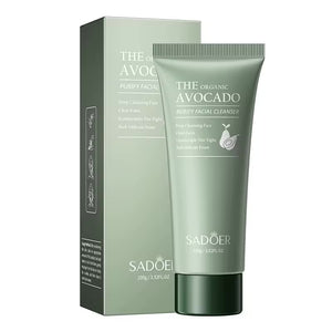 SADOER Limpiador Facial con Extracto de Aguacate 100g - Hidratación y Limpieza Profunda para una Piel Radiante ✅