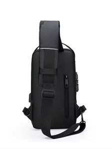 Mochila Sling Antirrobo con Puerto USB – Estilo y Seguridad en un Solo Accesorio