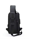 Mochila Sling Antirrobo con Puerto USB – Estilo y Seguridad en un Solo Accesorio