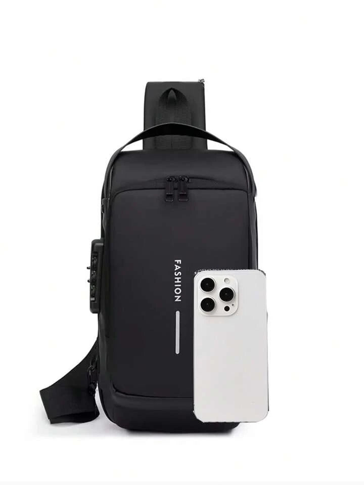 Mochila Sling Antirrobo con Puerto USB – Estilo y Seguridad en un Solo Accesorio